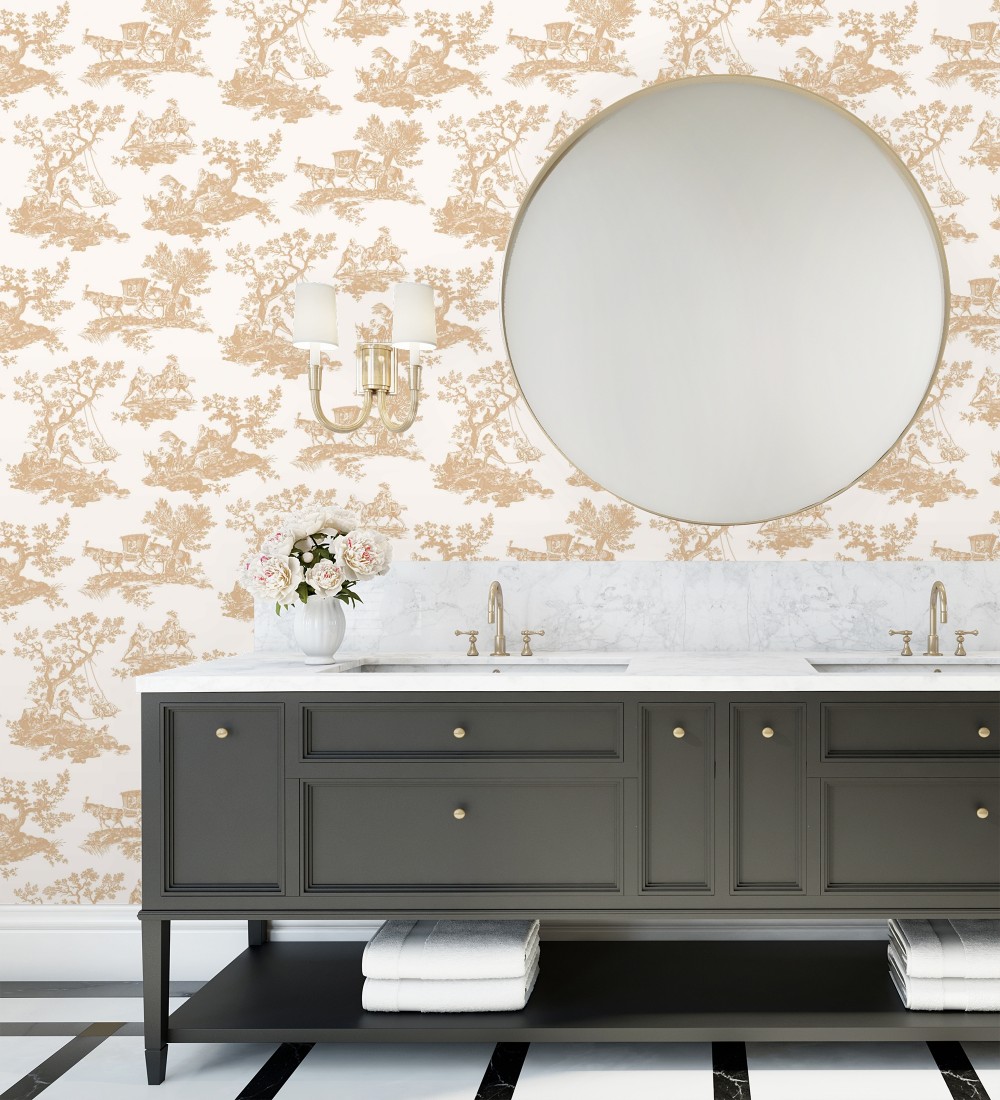 Papel pintado Casadeco Les Belles Toiles De Jouy 2  201691313  