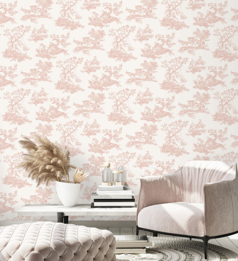 Papel pintado Casadeco Les Belles Toiles De Jouy 2  201694114  