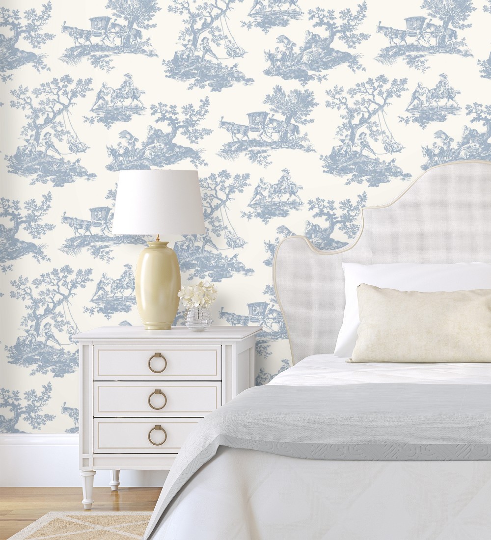 Papel pintado Casadeco Les Belles Toiles De Jouy 2  201696202  