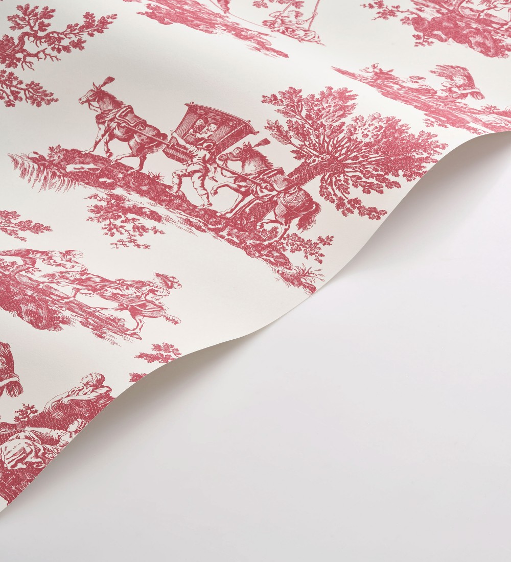 Papel pintado Casadeco Les Belles Toiles De Jouy 2  201698585  