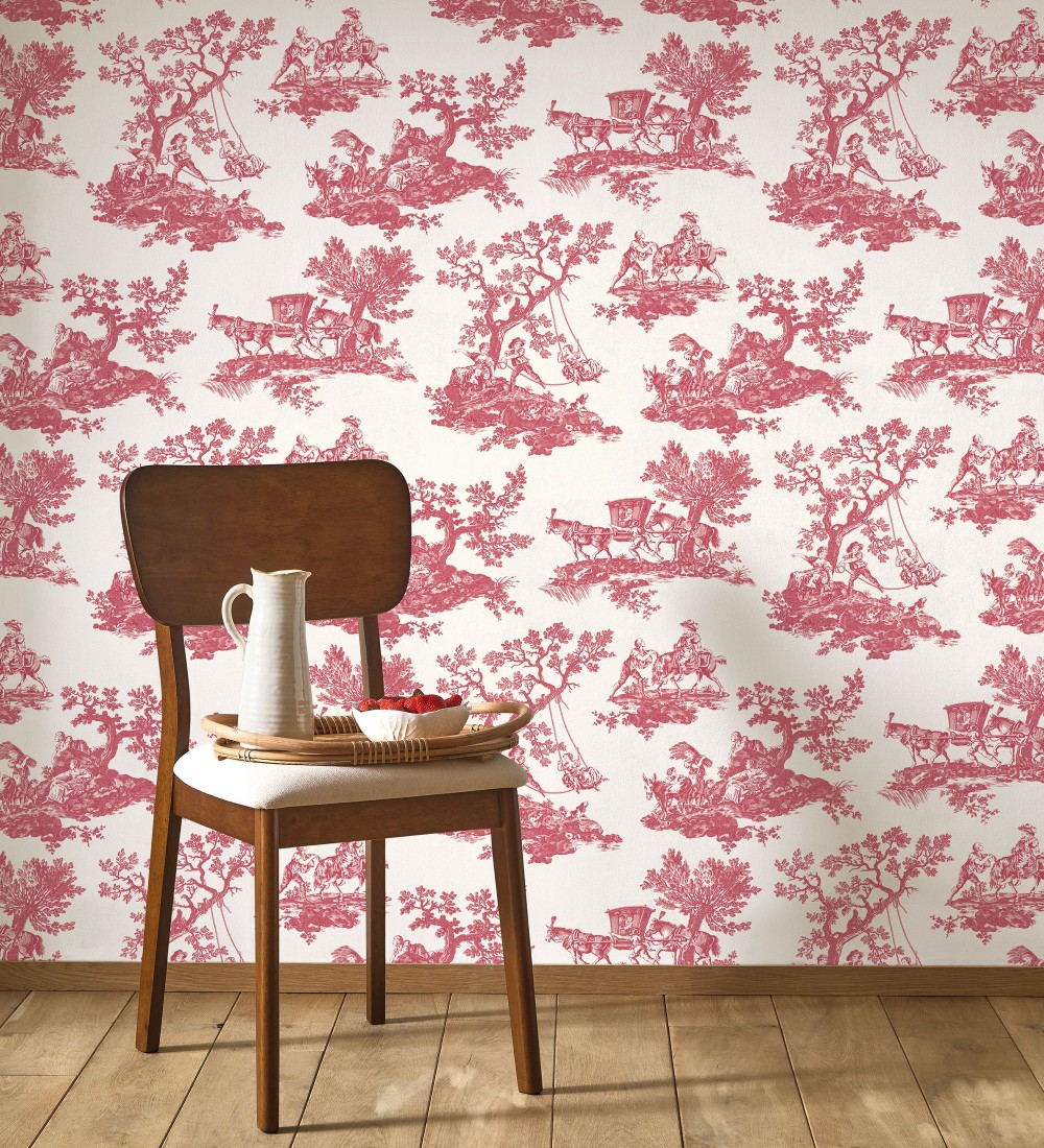 Papel pintado Casadeco Les Belles Toiles De Jouy 2  201698585  