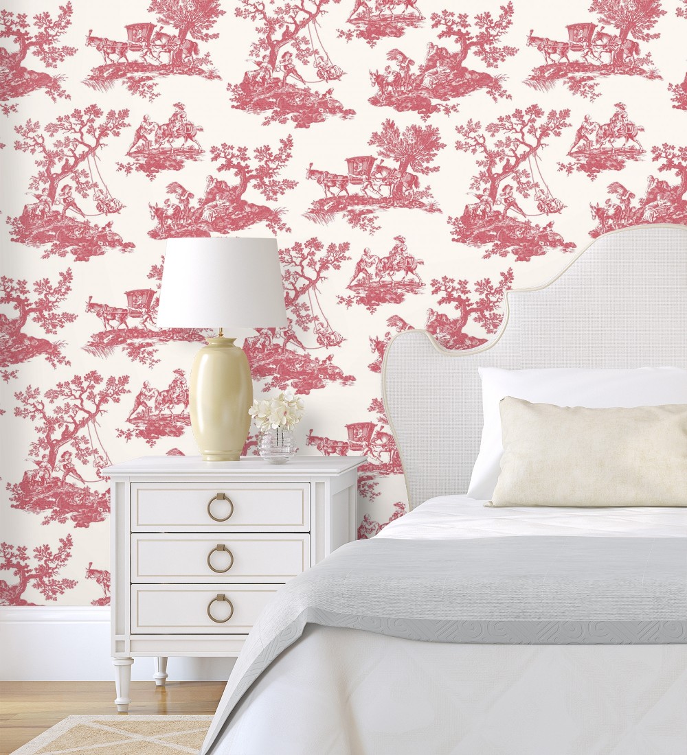 Papel pintado Casadeco Les Belles Toiles De Jouy 2  201698585  