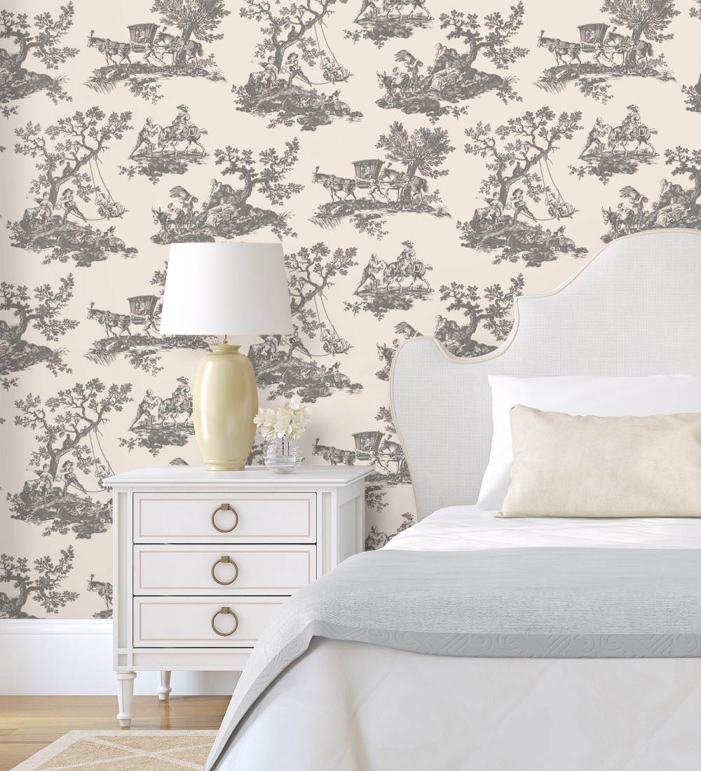 Papel pintado Casadeco Les Belles Toiles De Jouy 2  201699310  