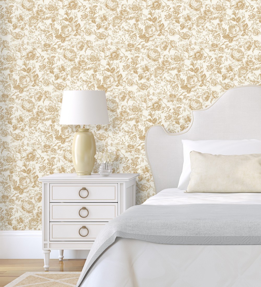 Papel pintado Casadeco Les Belles Toiles De Jouy 2  201721331  