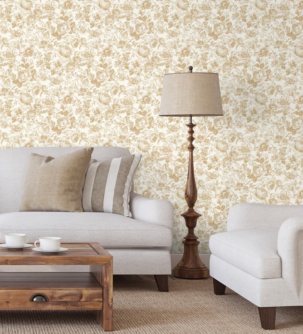 Papel pintado Casadeco Les Belles Toiles De Jouy 2  201721331  