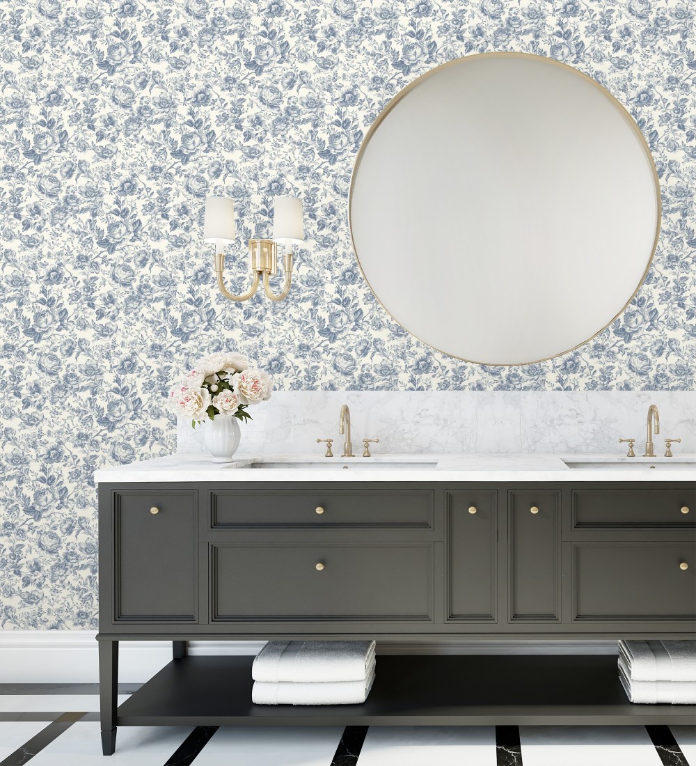 Papel pintado Casadeco Les Belles Toiles De Jouy 2  201726505  