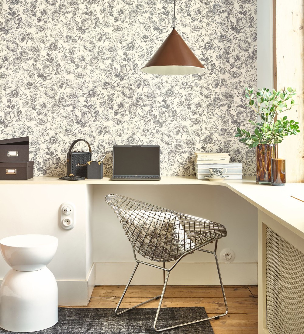 Papel pintado Casadeco Les Belles Toiles De Jouy 2  201729909  