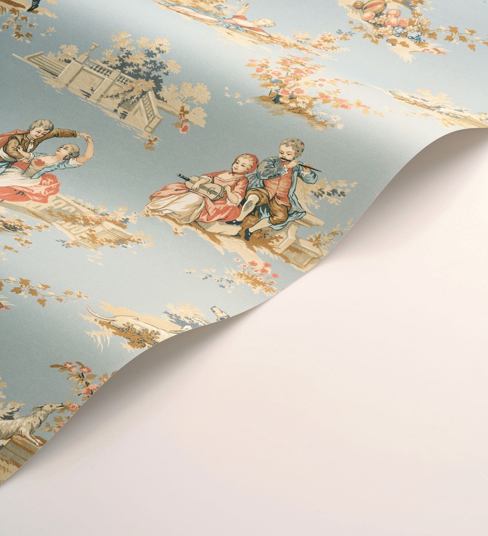 Papel pintado Casadeco Les Belles Toiles De Jouy 2  201736515  