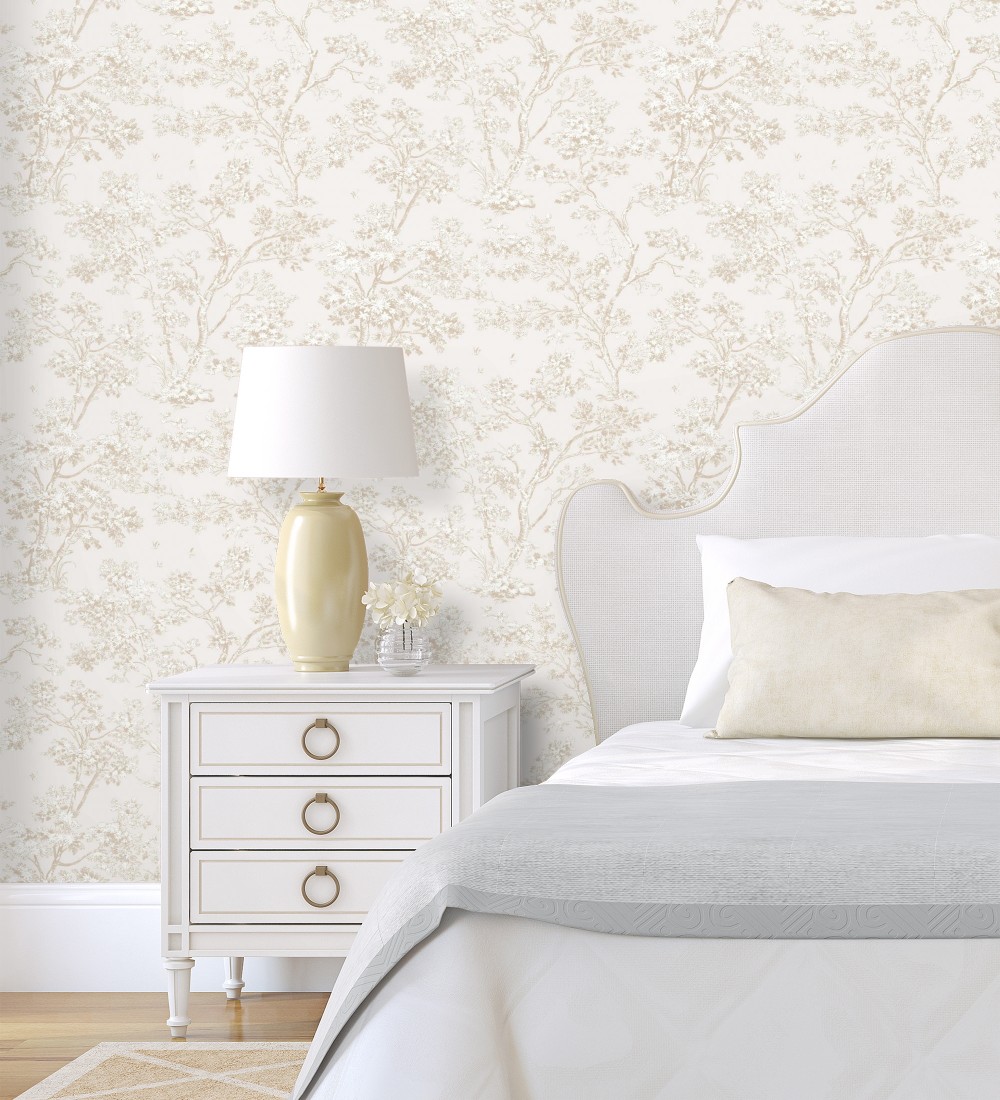 Papel pintado Casadeco Les Belles Toiles De Jouy 2  81521101  