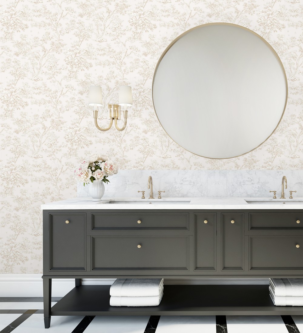 Papel pintado Casadeco Les Belles Toiles De Jouy 2  81521101  