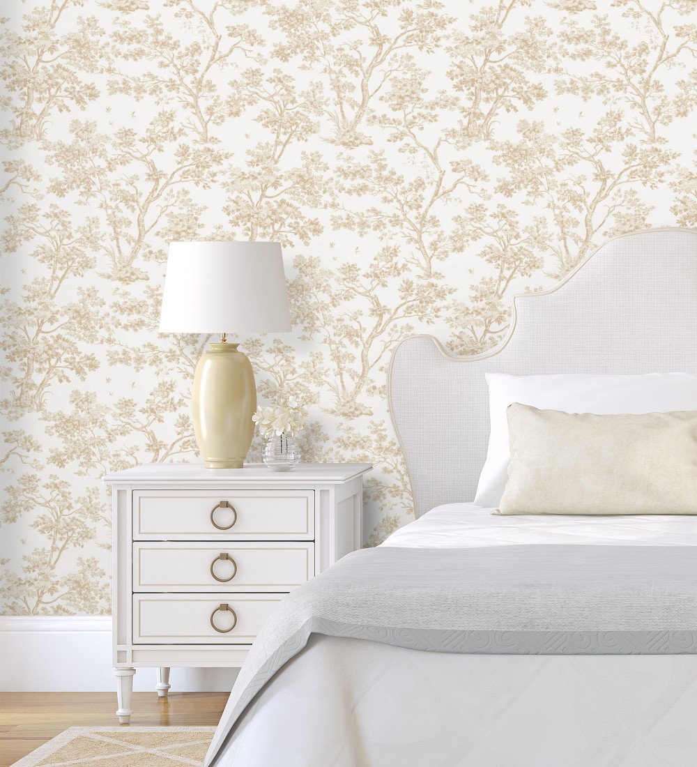 Papel pintado Casadeco Les Belles Toiles De Jouy 2  81521122  