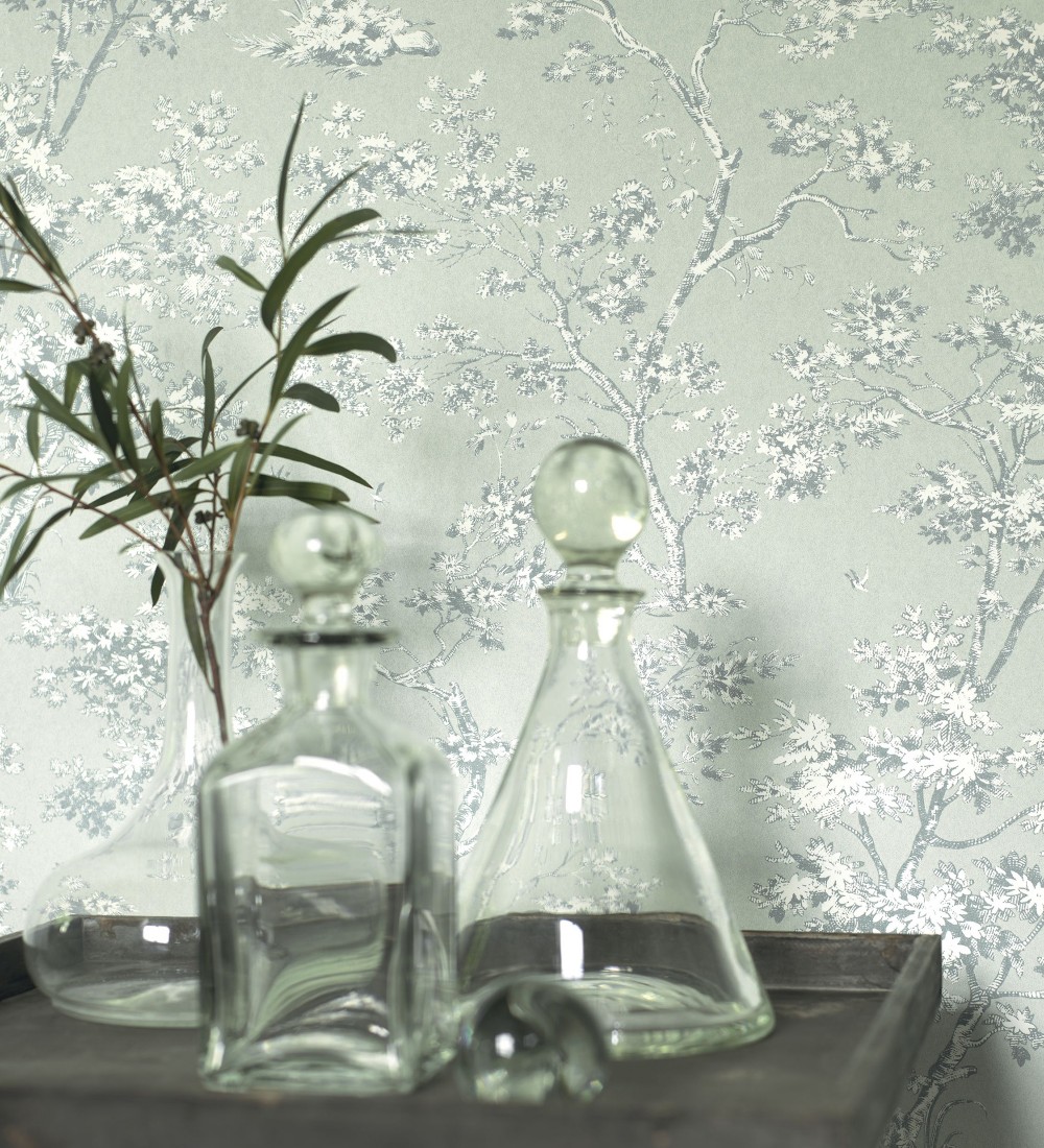 Papel pintado Casadeco Les Belles Toiles De Jouy 2  81527103  