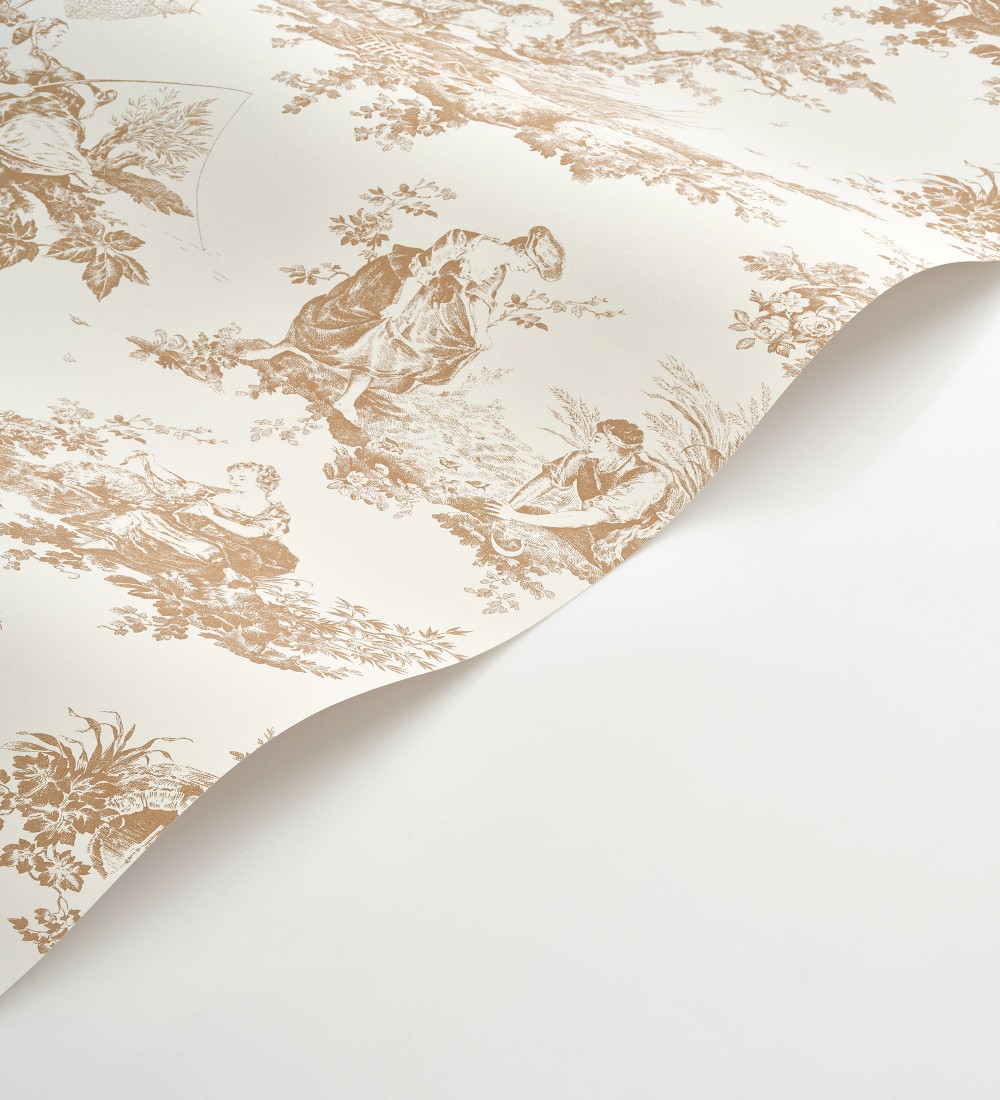 Papel pintado Casadeco Les Belles Toiles De Jouy 2  87911318  