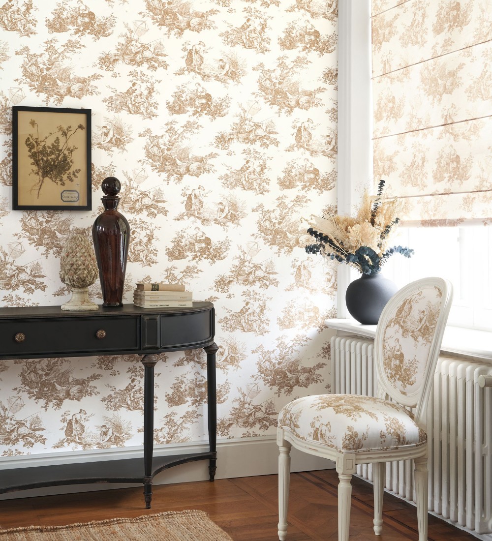 Papel pintado Casadeco Les Belles Toiles De Jouy 2  87911318  