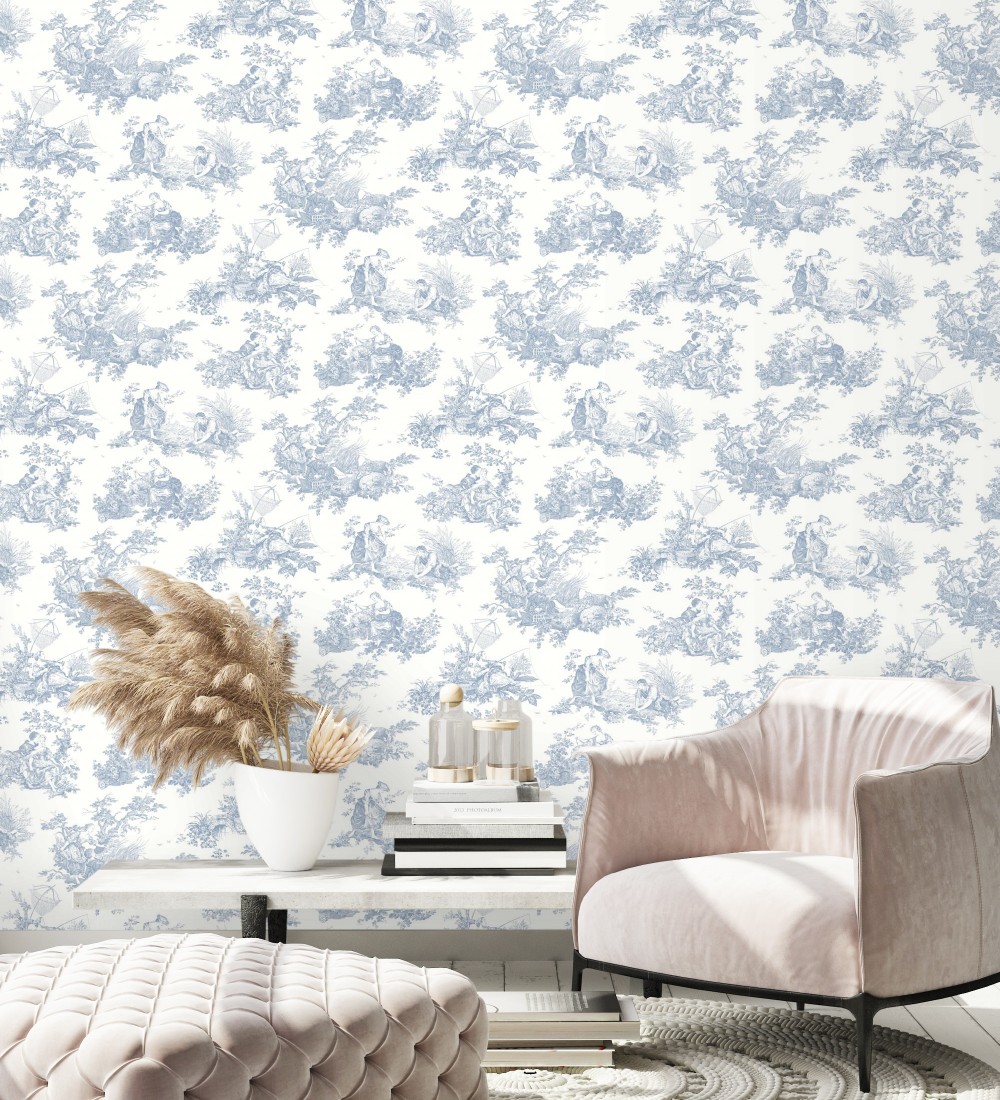 Papel pintado Casadeco Les Belles Toiles De Jouy 2  87916217  