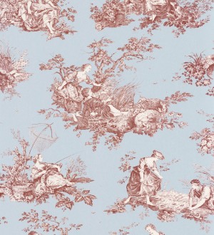 Papel pintado Casadeco Les Belles Toiles De Jouy 2  87916808