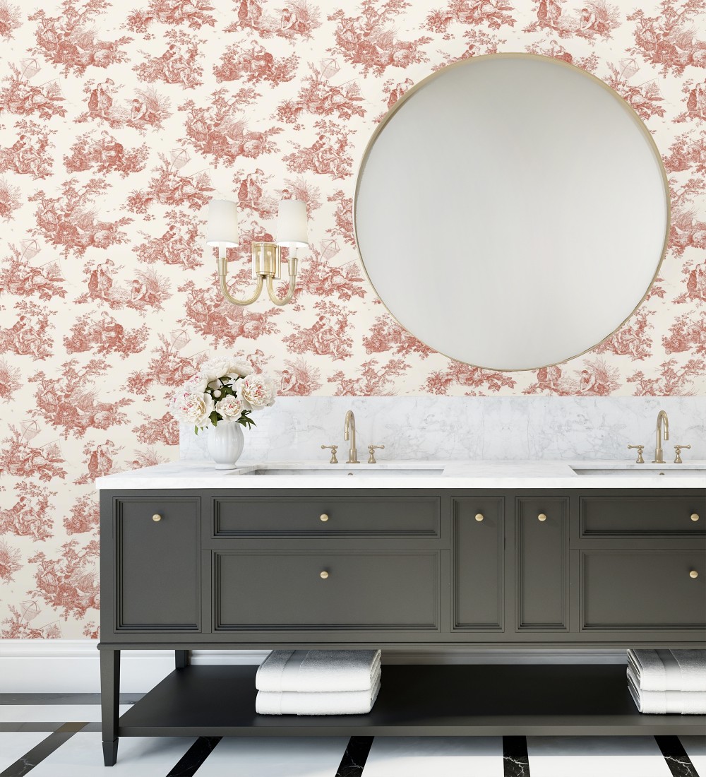 Papel pintado Casadeco Les Belles Toiles De Jouy 2  87918201  