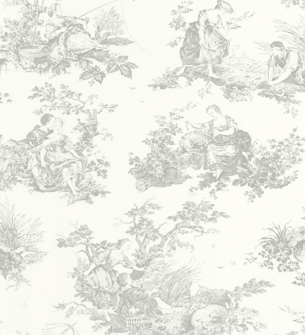 Papel pintado Casadeco Les Belles Toiles De Jouy 2  87919103  