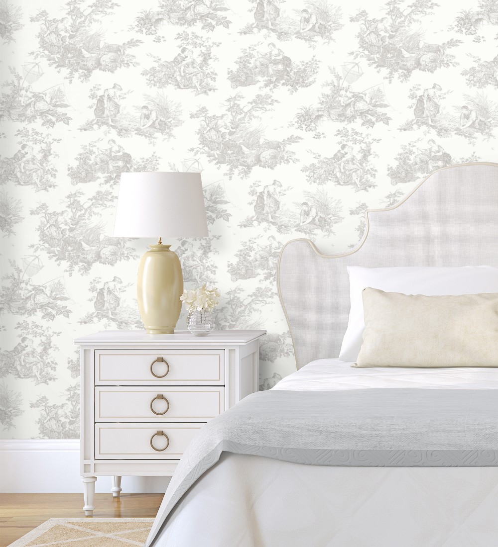 Papel pintado Casadeco Les Belles Toiles De Jouy 2  87919103  