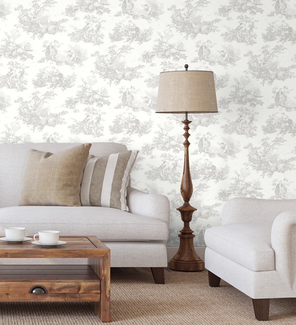 Papel pintado Casadeco Les Belles Toiles De Jouy 2  87919103  