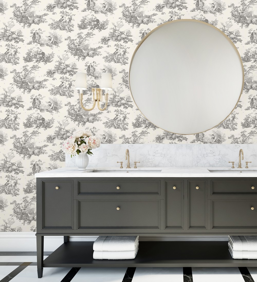 Papel pintado Casadeco Les Belles Toiles De Jouy 2  87919612  