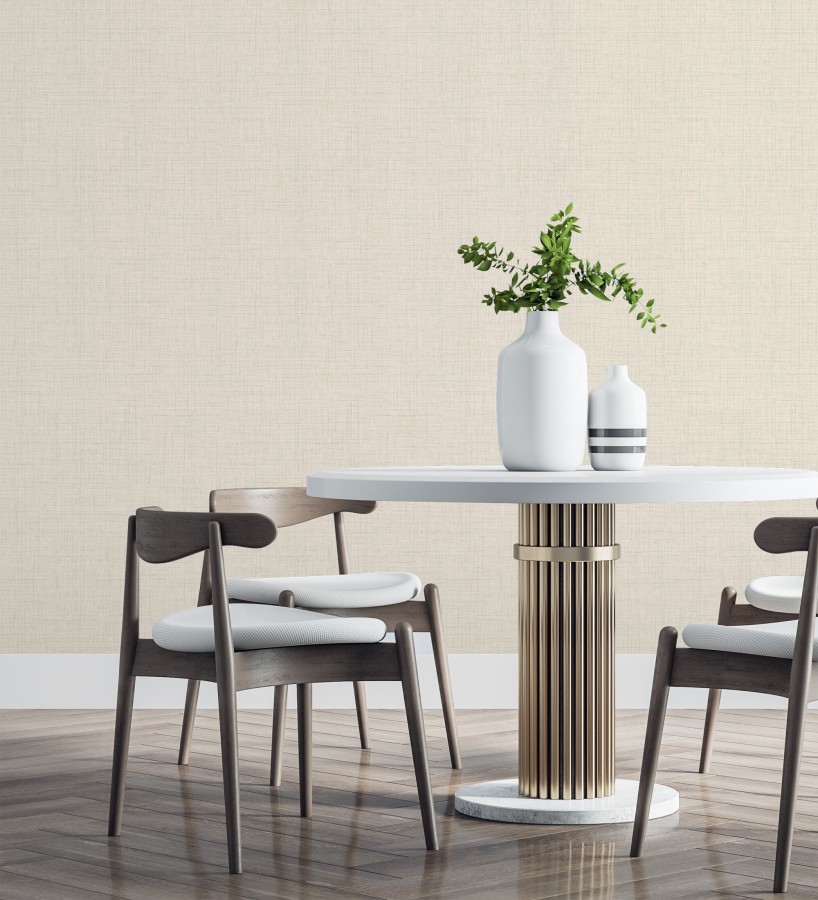 Papel pintado efecto lino fondo color natural textura en relieve blando  Neville Texture 683628