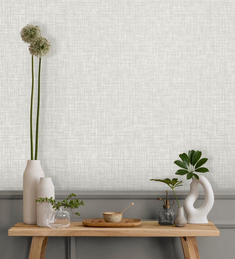 Papel pintado liso imitación tela tonos claros  Oregon Plain 683641
