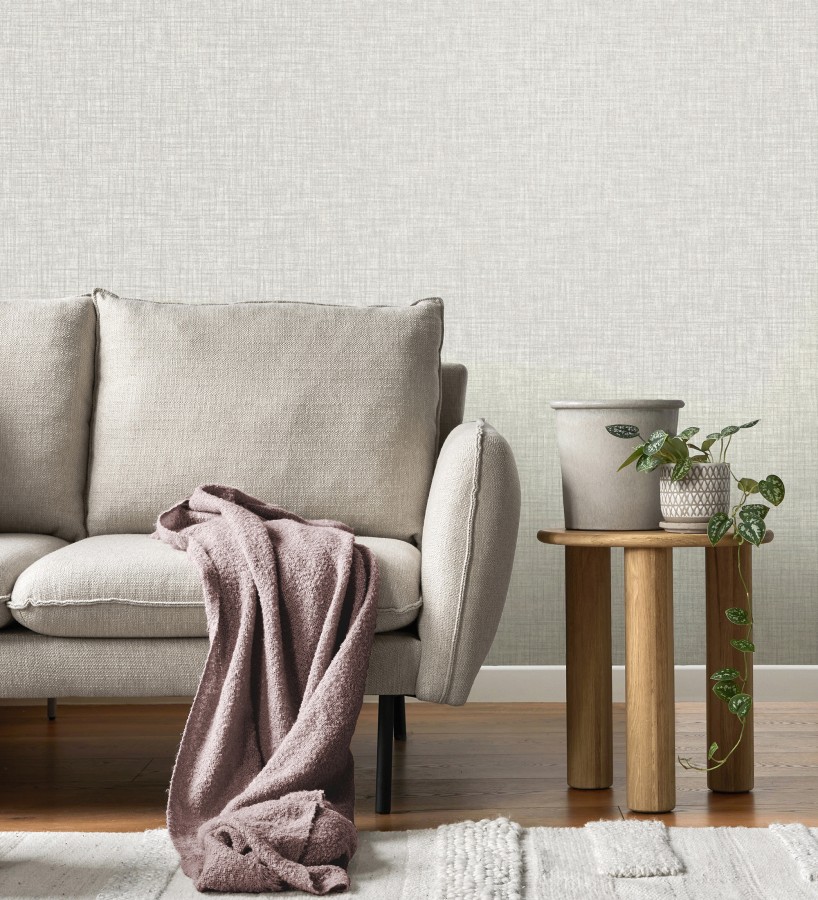 Papel pintado liso imitación tela tonos claros  Oregon Plain 683641