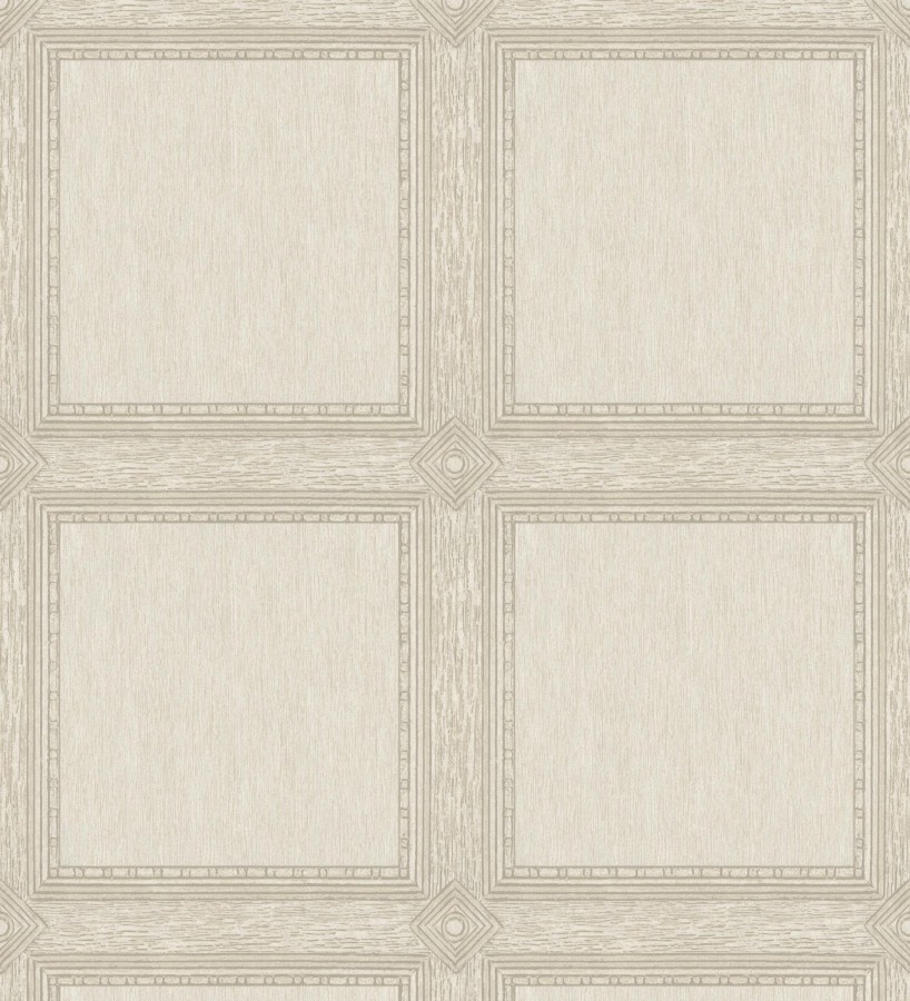 Papel pintado de cuadros de madera con textura tallada estilo inglés  Kensington Panelled 683697
