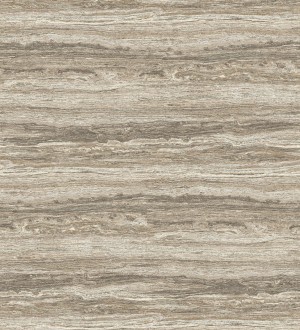 Papel pintado mármol travertino con vetas tonos visón Carrara Travertine 683705
