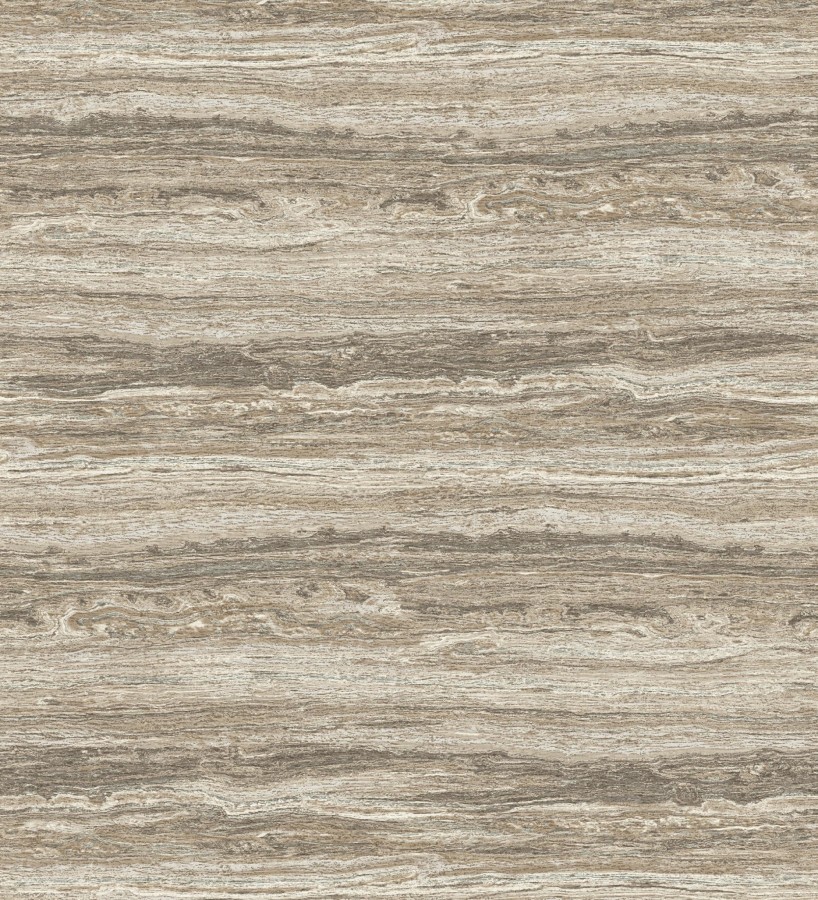 Papel pintado mármol travertino con vetas tonos visón  Carrara Travertine 683705