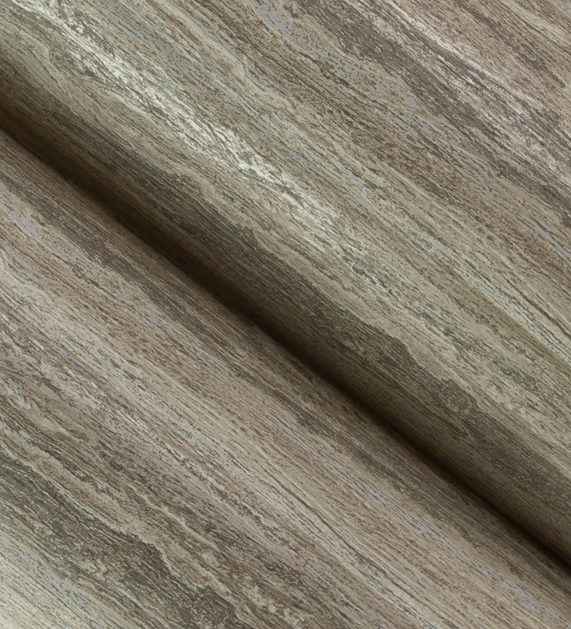 Papel pintado mármol travertino con vetas tonos visón  Carrara Travertine 683705