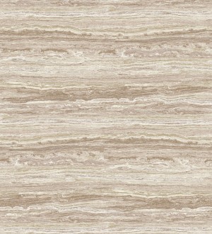 Papel pintado mármol travertino con vetas tonos beige cálido Carrara Travertine 683707