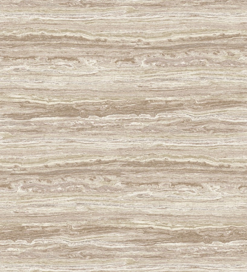 Papel pintado mármol travertino con vetas tonos beige cálido  Carrara Travertine 683707