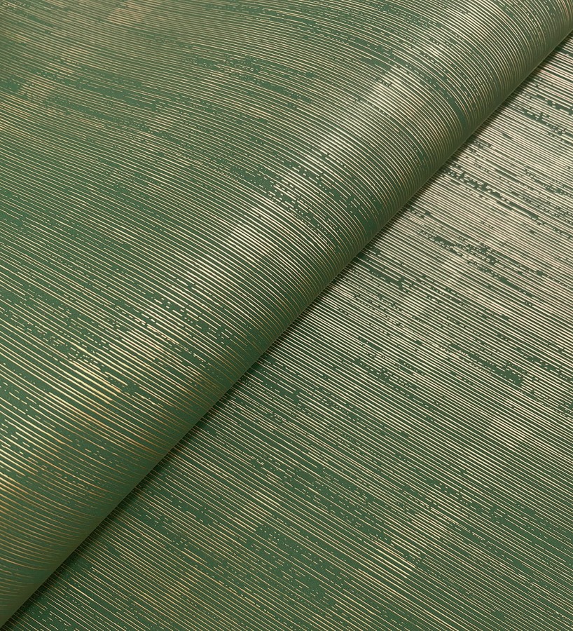 Papel pintado de seda vertical textura lisa color verde  Bath Subtle 683726