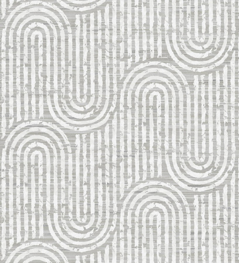 Papel pintado arcos geométricos grises  Juma Arch 683799