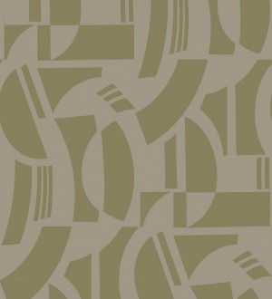 Papel pintado de figuras abstratas en terciopelo beige tostado con relieve Velvet Strata 683812