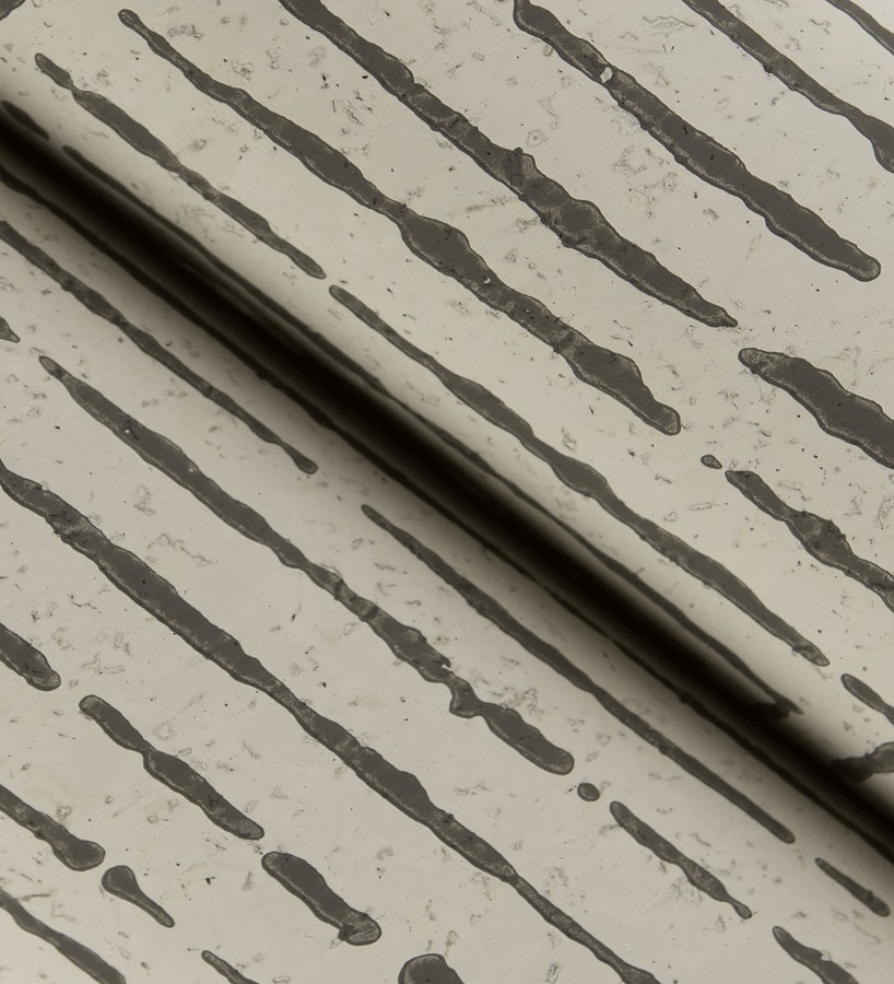 Papel pintado meandro arquitectónico con textura de grabado artesanal  Mondrian Lines 683838