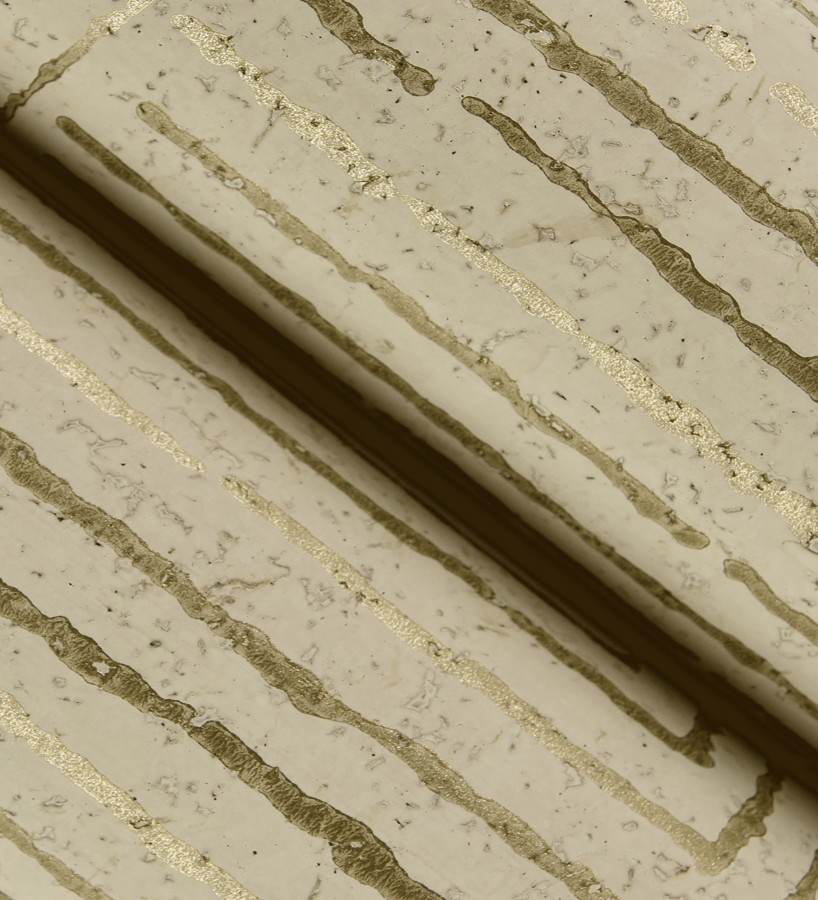 Papel pintado meandro arquitectónico con textura de grabado artesanal  Mondrian Lines 683840