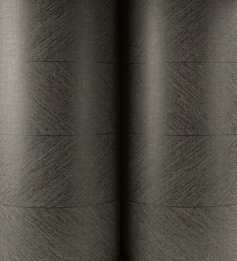 Papel pintado de espigas tejido en hilo noble tonos marrón chocolate  York Spike 683850