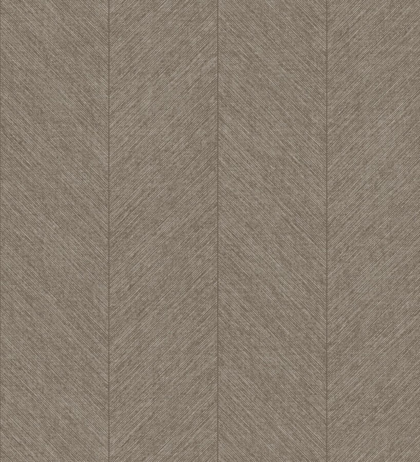 Papel pintado de espigas tejido en hilo noble tonos marrones  York Spike 683851