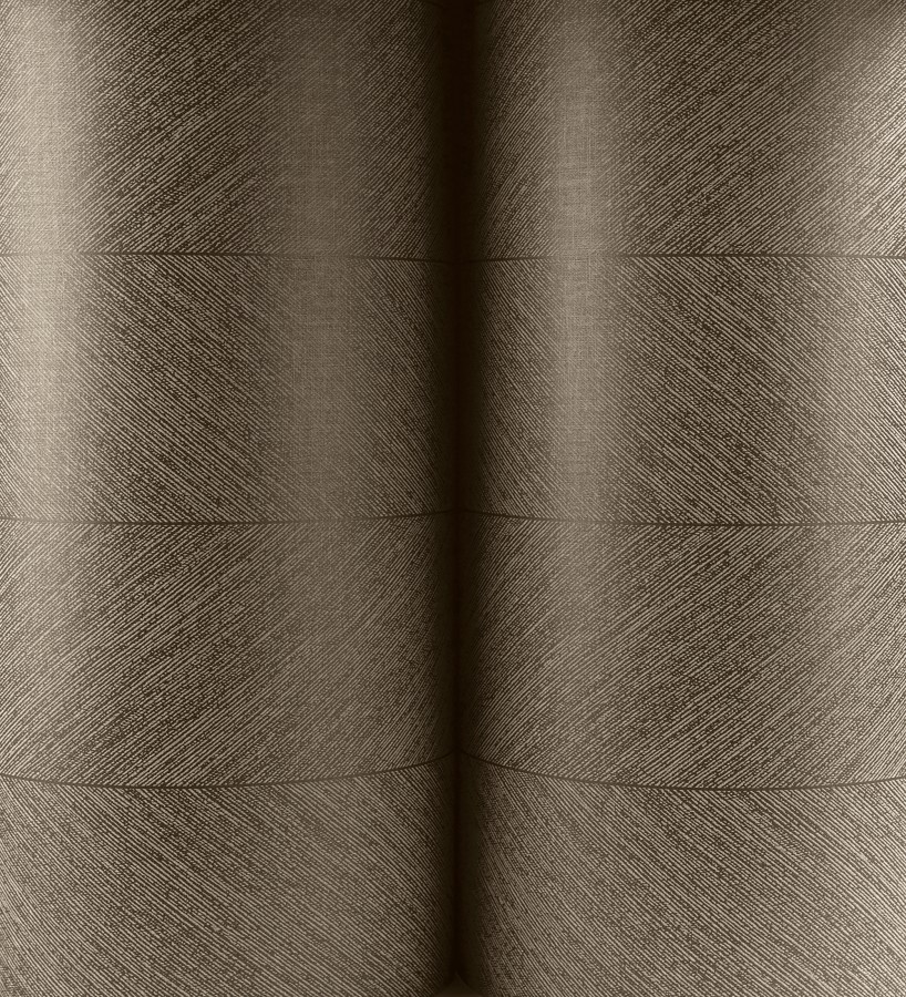 Papel pintado de espigas tejido en hilo noble tonos marrones  York Spike 683851