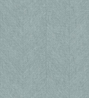 Papel pintado de espigas tejido en hilo noble tonos azul claro York Spike 683852