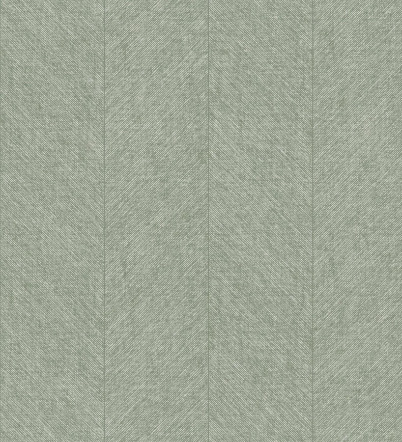 Papel pintado de espigas tejido en hilo noble tonos verde  York Spike 683856