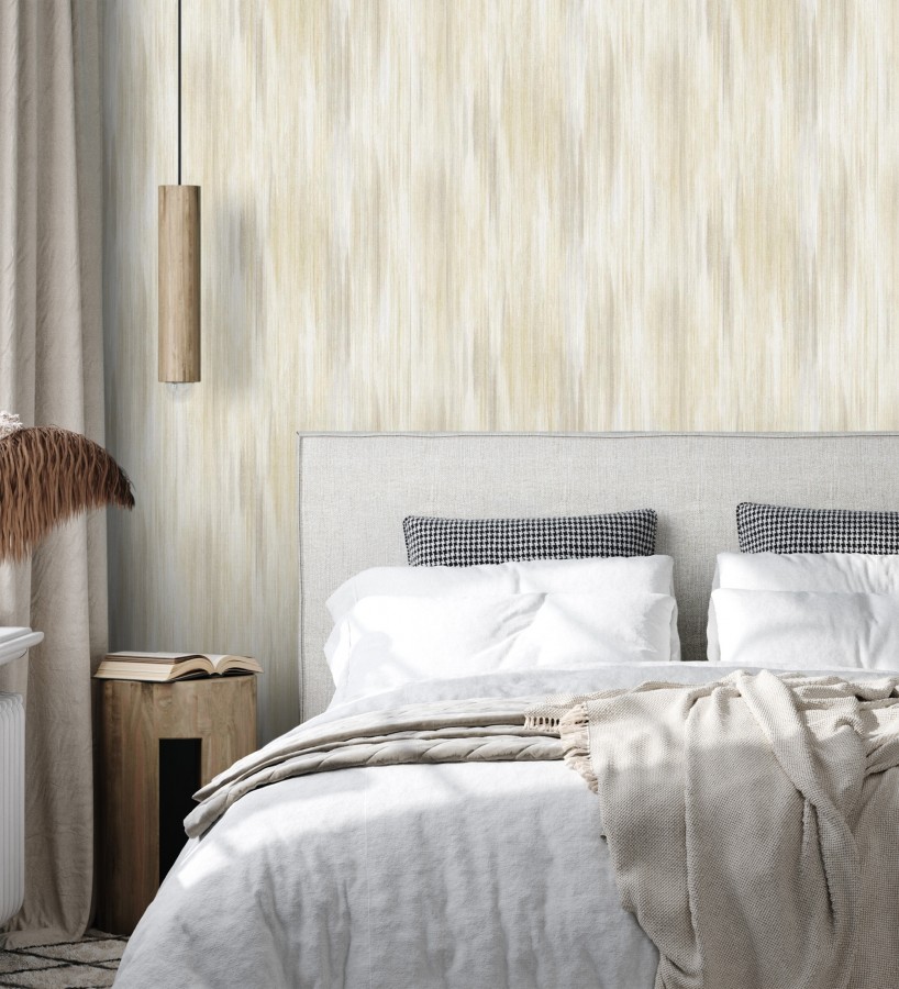 Papel pintado telar artesano tonos arena texturizado en relieve sutil  Ritz Dupioni 683880