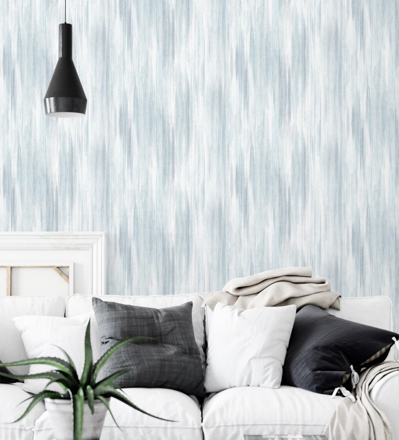 Papel pintado telar artesano tonos azules texturizado en relieve sutil  Ritz Dupioni 683881