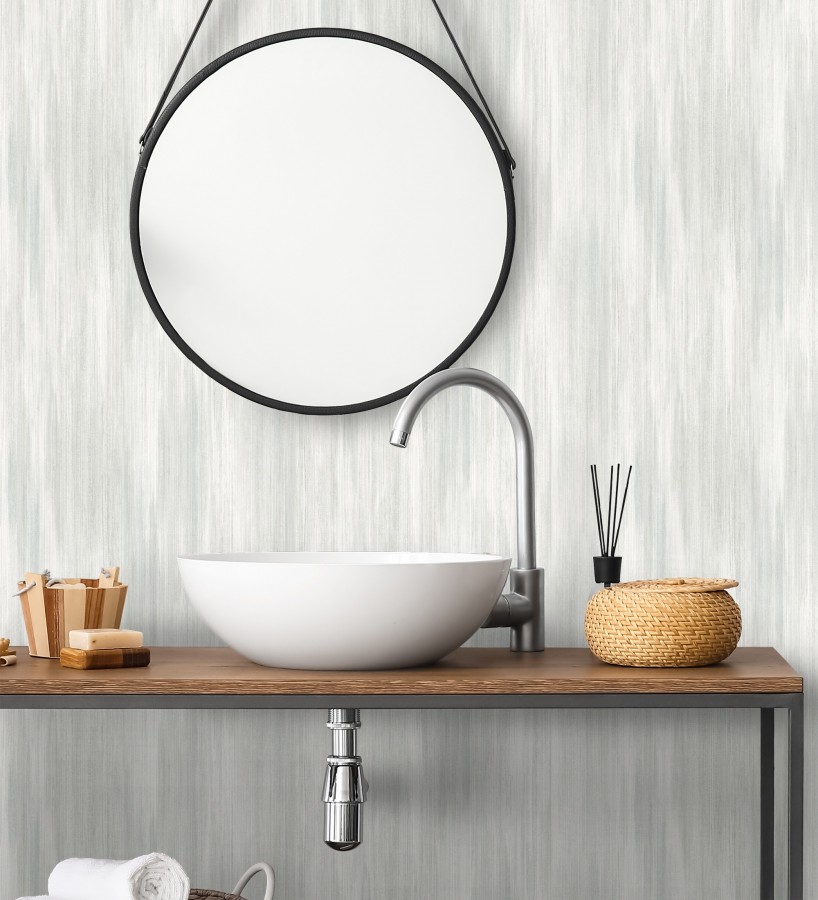 Papel pintado telar artesano tonos grises texturizado en relieve sutil  Ritz Dupioni 683882