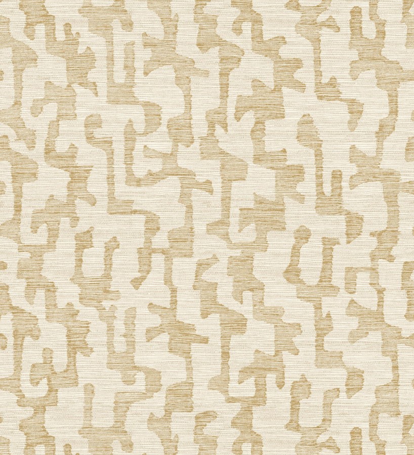 Papel pintado abstracto estilo étnico moderno tonos ocres  Ritz Camo 683885