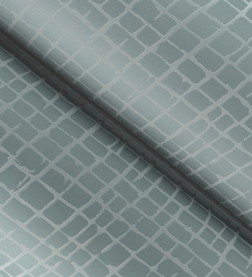 Papel pintado de mosaicos abstractos estilo artístico tonos azules  Dax Turbi 683900