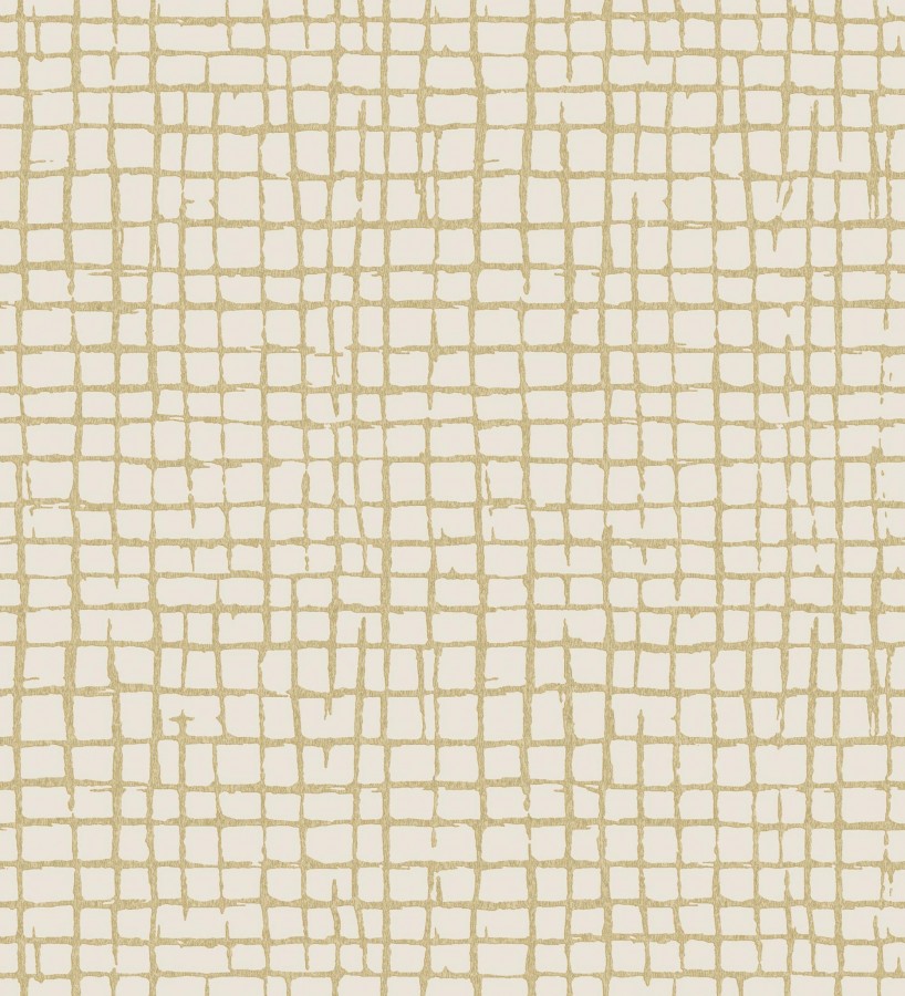 Papel pintado de mosaicos abstractos estilo artístico tonos ocre  Dax Turbi 683902